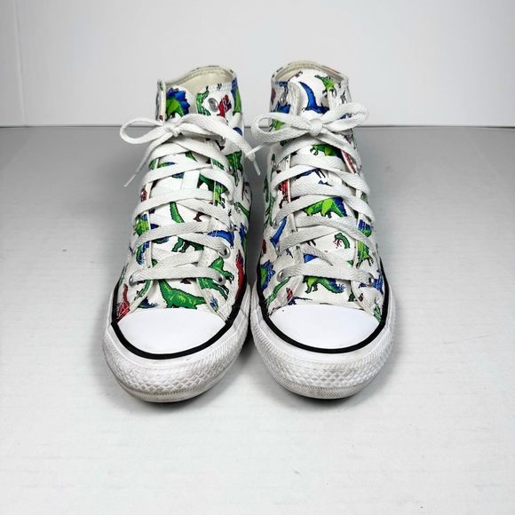 CONVERSE Chuck Taylor All Stars High Tops Dinosaurs B Sz 4.5/W Sz 6.5 Fun Print - Picture 5 of 9